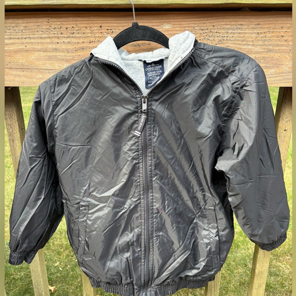 Charles River Sweatshirt Lined Windbreaker - Youth 7/8
